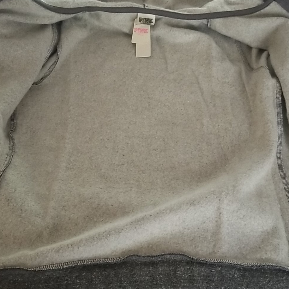 VS PINK Everyday Full Lounge Full-Zip Logo Hoodie - Picture 10 of 11